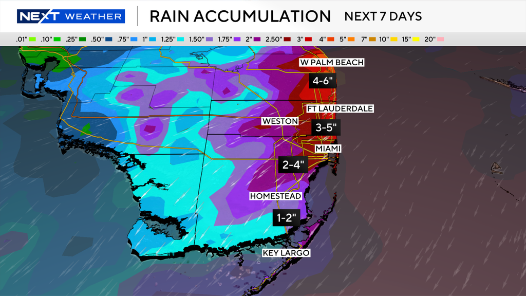 South Florida stays mostly dry Friday but heavy rain, flooding possible this weekend — CBS Miami, Key Biscayne Sports news