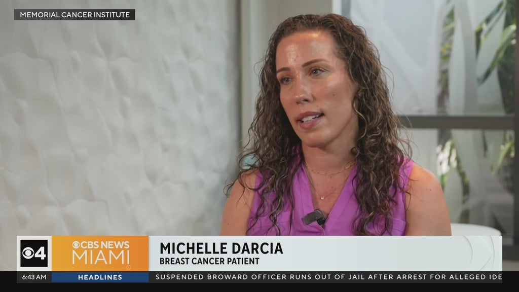 Mom diagnosed with breast cancer despite having no symptoms shares warning — CBS Miami, Key Biscayne Health news