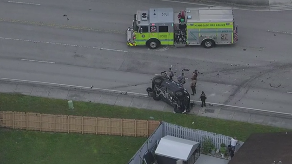 1 woman dead, 3 other women injured after rollover crash in southwest Miami-Dade, officials say — CBS Miami, Key Biscayne Health news