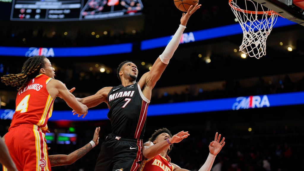 Giannis Antetokounmpo scores 24 points, 18 rebounds as the Heat beat the Hawks 129-117 for first win — Key Biscayne Sports news