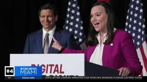 Senator Ashley Moody responds to criticism over her role in Hope Florida scandal — CBS Miami, Key Biscayne Community news