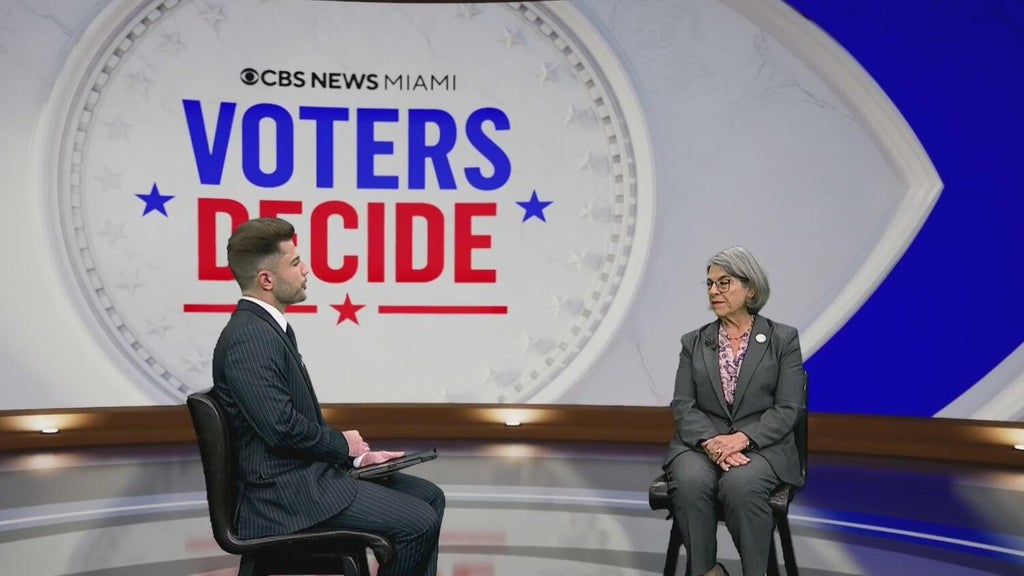 Miami-Dade Mayor Daniella Levine Cava speaks on Amendment 3, MDSO decision to pull security detail — CBS Miami, Key Biscayne Government news
