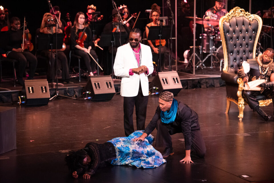 The Lyric Theater in Miami, showcasing an event blending Shakespeare and hip-hop.