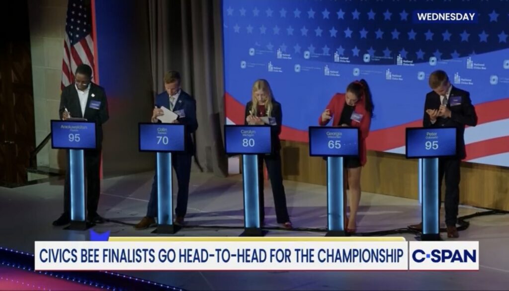 Colorado student wins top prize at National Civics Bee Championship — Florida Phoenix, Key Biscayne Schools news