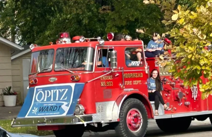 Moorhead City Council members claim fire truck’s parade appearances violated state law — KFGO
